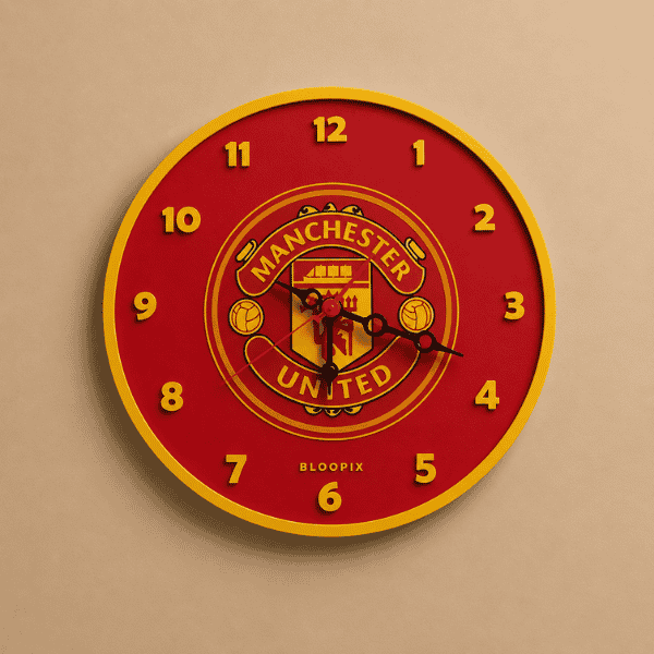 Manchester United 3D Wall Clock
