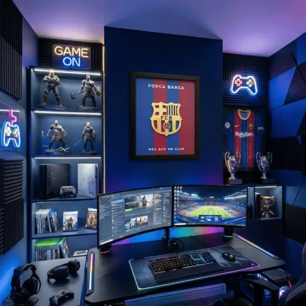 3D Printed Barcelona Logo Frame