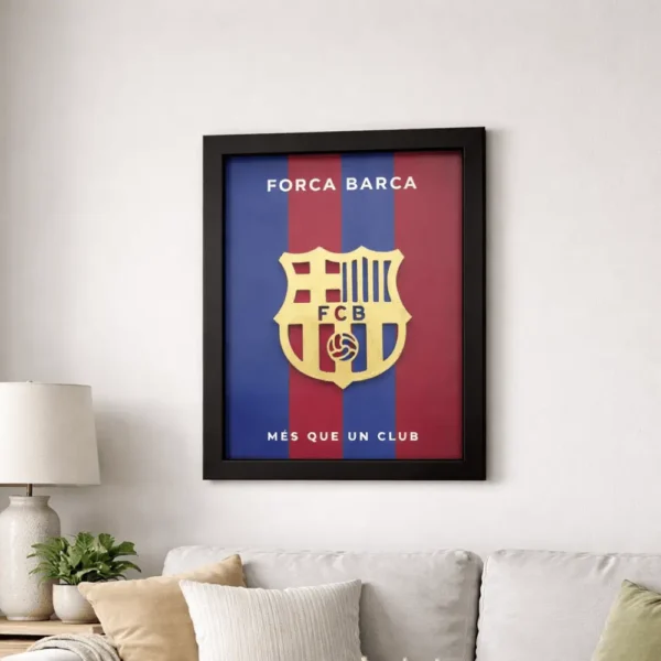 3D Printed Barcelona Logo Frame