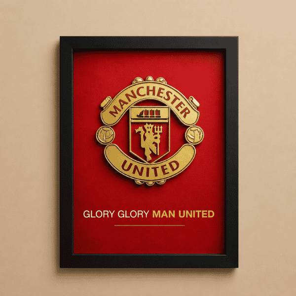 3D Printed Manchester United Logo Frame