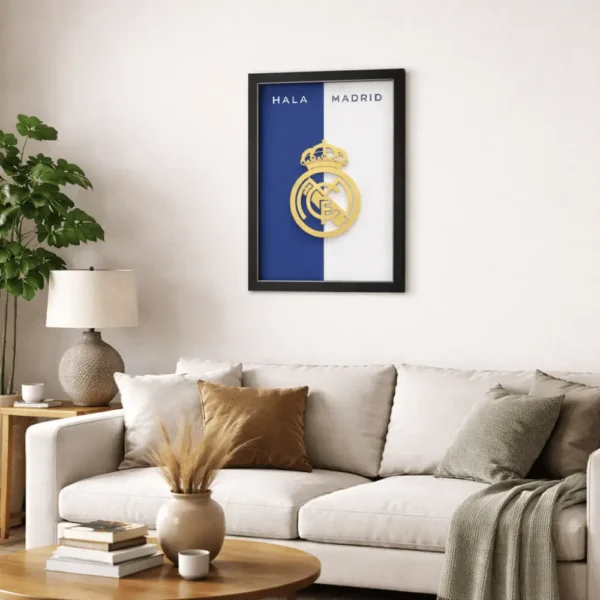 3D Printed Real Madrid Logo Frame
