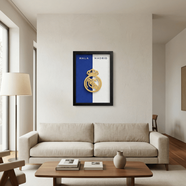 3D Printed Real Madrid Logo Frame