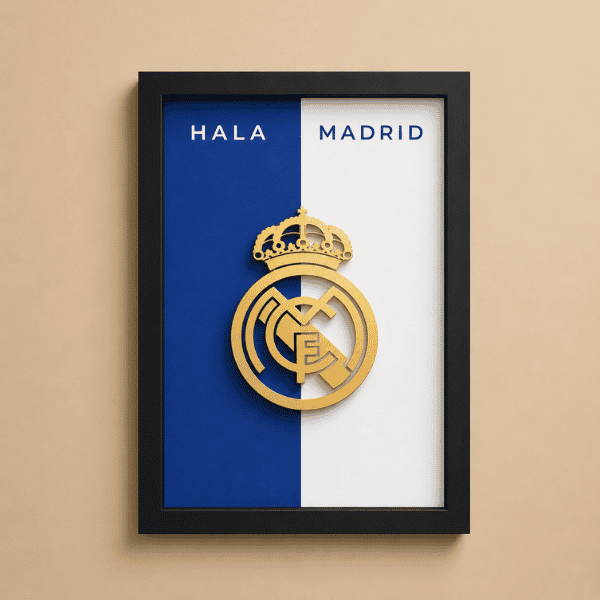 3D Printed Real Madrid Logo Frame