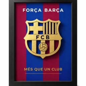 FC Barcelona 3D Printed Wall Frame