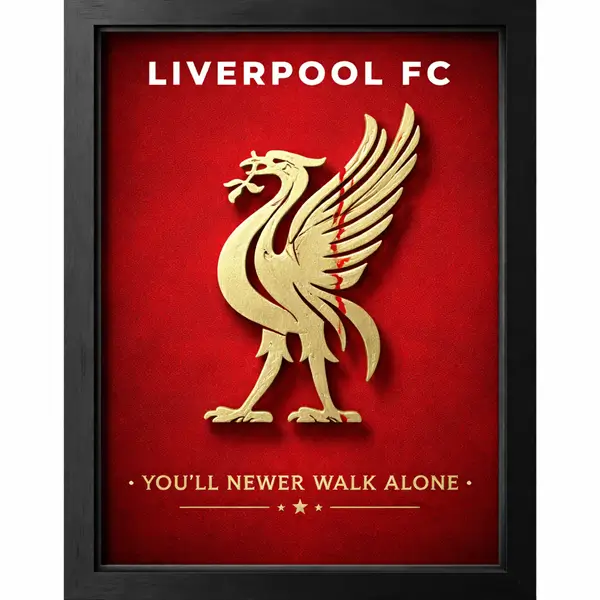 Liverpool FC 3D Printed Logo Frame