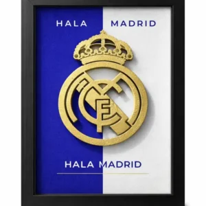 Real Madrid 3D Printed Logo Frame